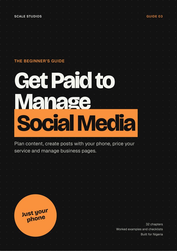 Get Paid to Manage Social Media ebook cover